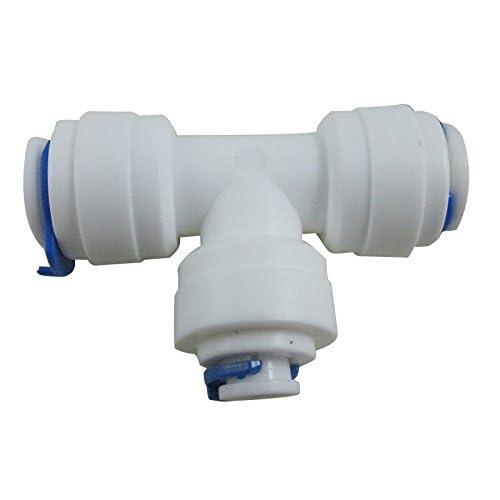DIGITEN 3/8"" 3/8"" 1/4"" 3-Way Reducing Tee Tube Quick Connect Push Fit for RO Water Reverse Osmosis System (Pack of 3) - Image 4